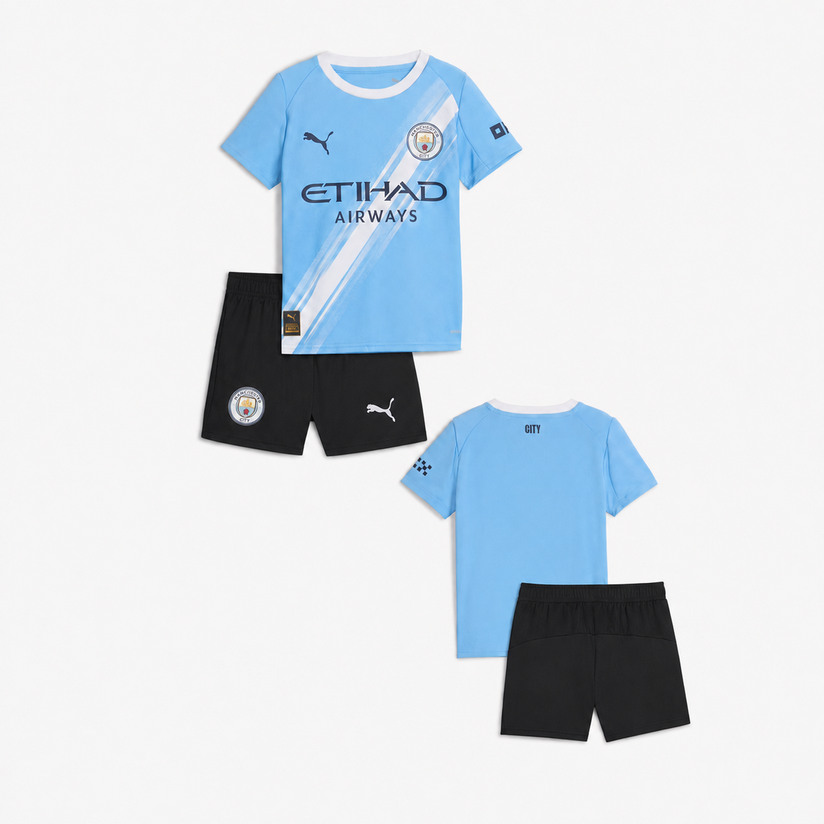 MAN CITY F.C 25/26 YOUTH HOME FULL KIT